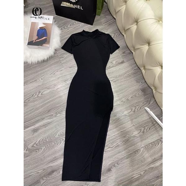 ĐẦM BODY TAY NGẮN XẺ CAO HÔNG “EDNA OOTD” KÈM ẢNH VIDEO THẬT