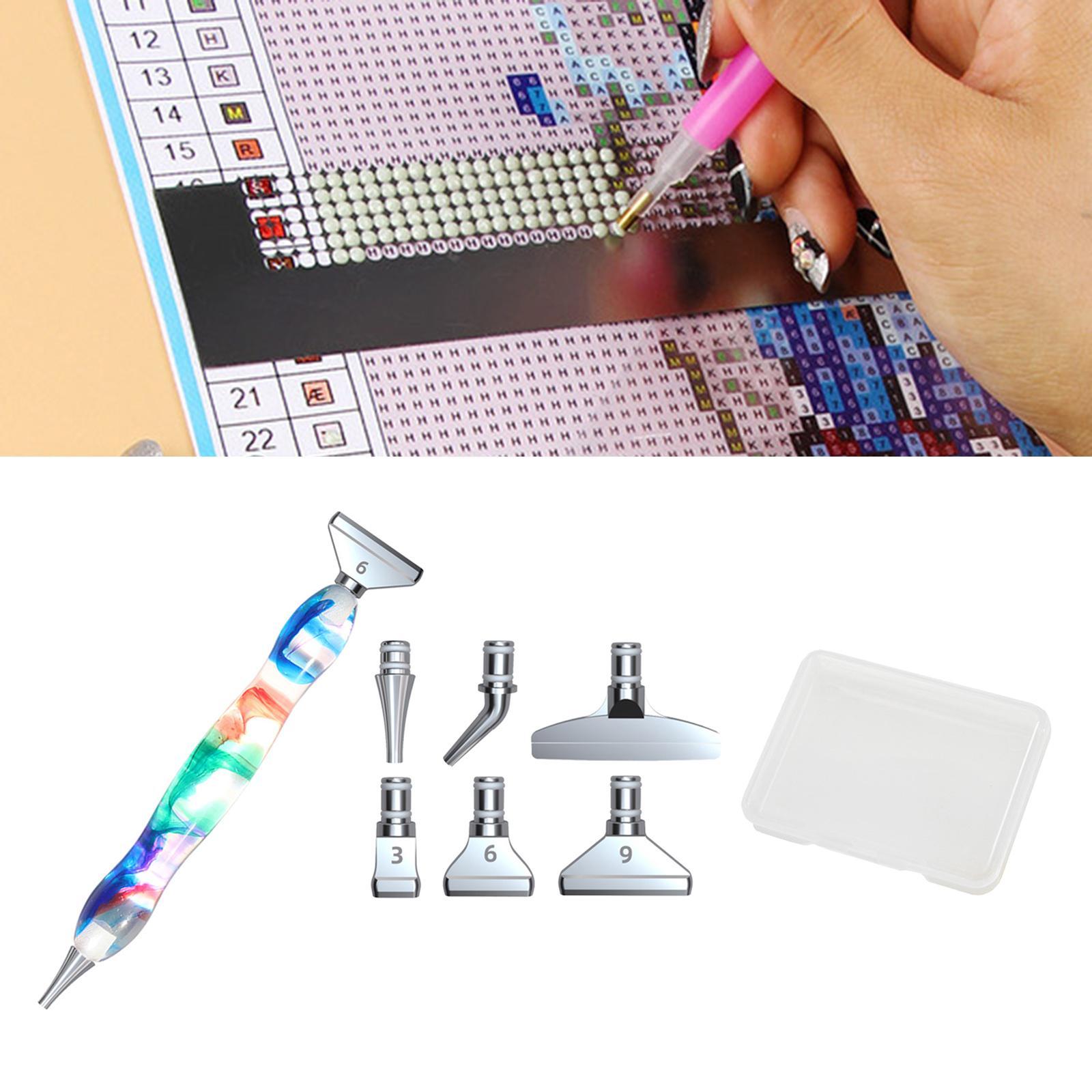 Diamond Painting Pen, Diamond Art Tools Accessories Pen,Handmade Diamond Art Pen,Ergonomic Drill Pen for Diamond Painting Cross Stitch Sewing