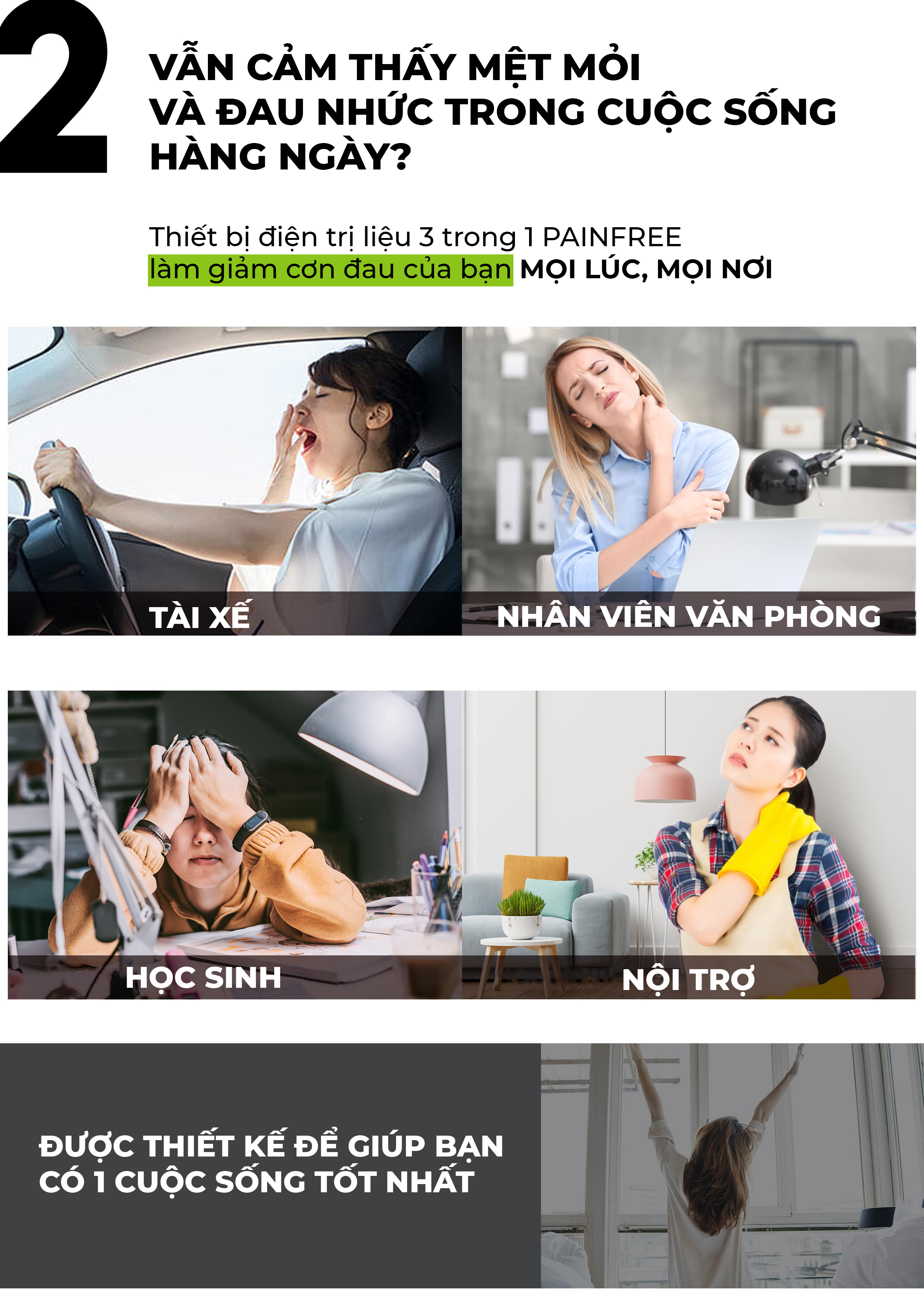 Máy Mát Xa Giảm Đau Và Tăng Cơ, Giảm Mỡ Bụng, Đùi 3 Trong 1, Trị Liệu Giãn Cơ, Thư Giãn, Dễ Sử Dụng 