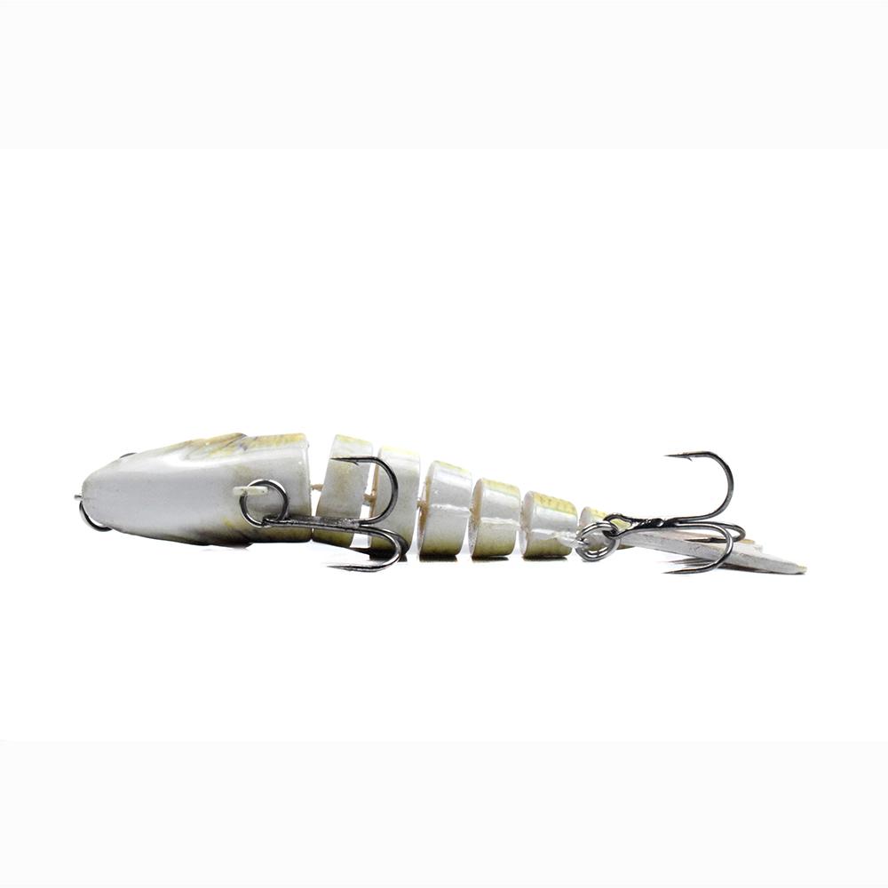 Mồi câu cá cứng nhân tạo 3D Lure VIB với thiết kế 7 đoạn chất liệu ABS bền.