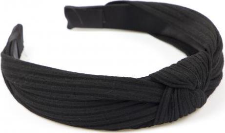 Cài Tóc Turban Gọng Nhựa Vải Thun Màu Đen - Mã CT051