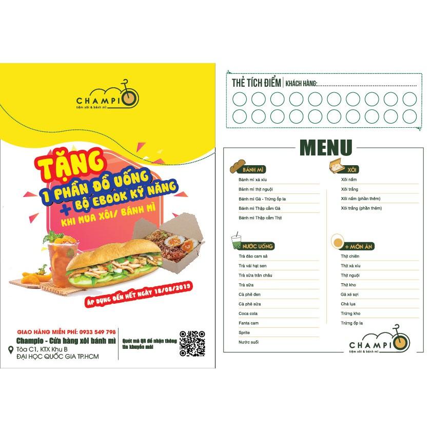 Thiết kế In tờ rơi, flyer, voucher