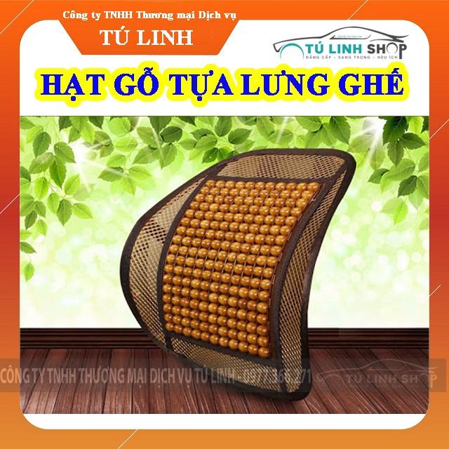 tựa lưng lưới đan hạt gỗ cho ghế ô tô và văn phòng chống mỏi lưng