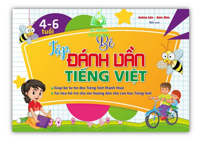 Sách - Bé tập đánh vần tiếng việt 4 - 6 tuổi (HA) (ZB)