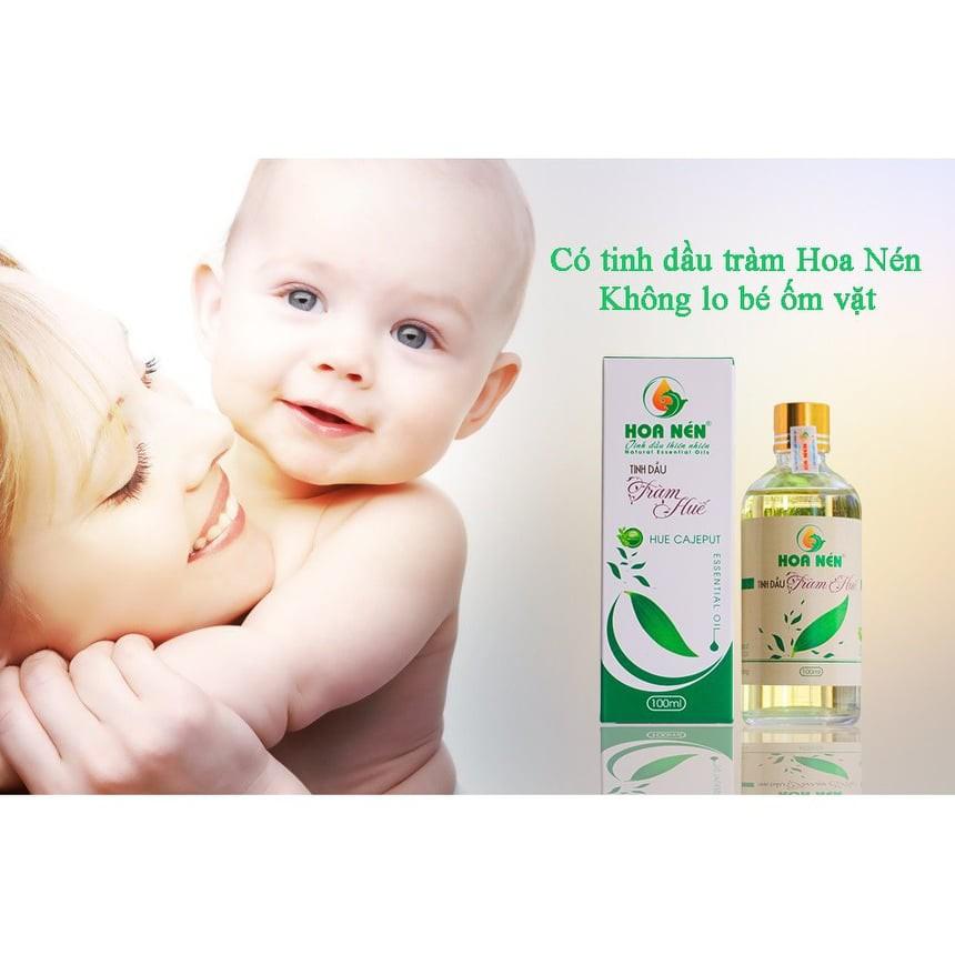 TINH DẦU TRÀM HOA NÉN 100ml nguyên chất 100% giữ ấm, đánh bay cảm, sổ mũi, an toàn cho bé