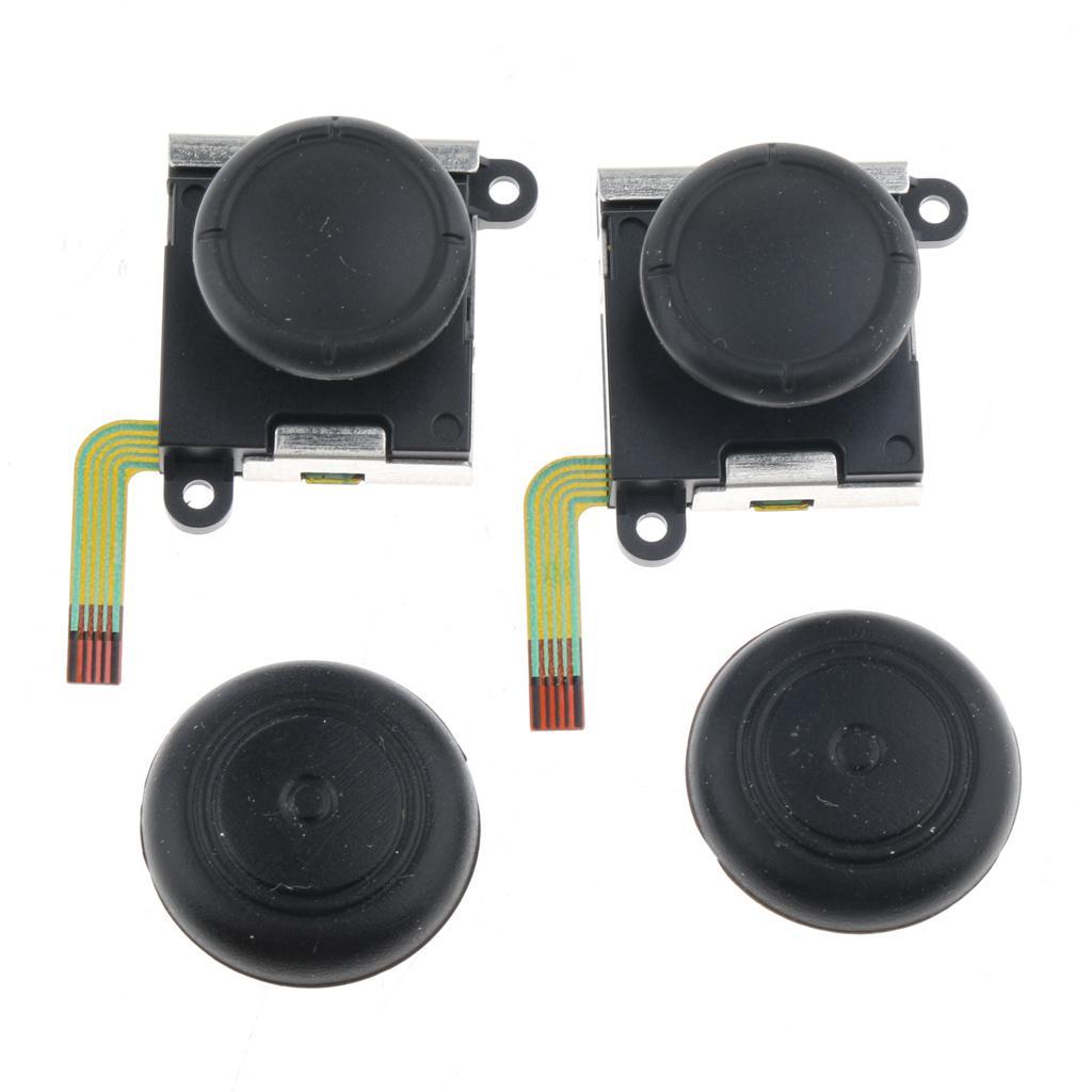 2Pcs 3D Analog Joystick Control Sensor Rocker + Screwdriver Kit Set for Switch