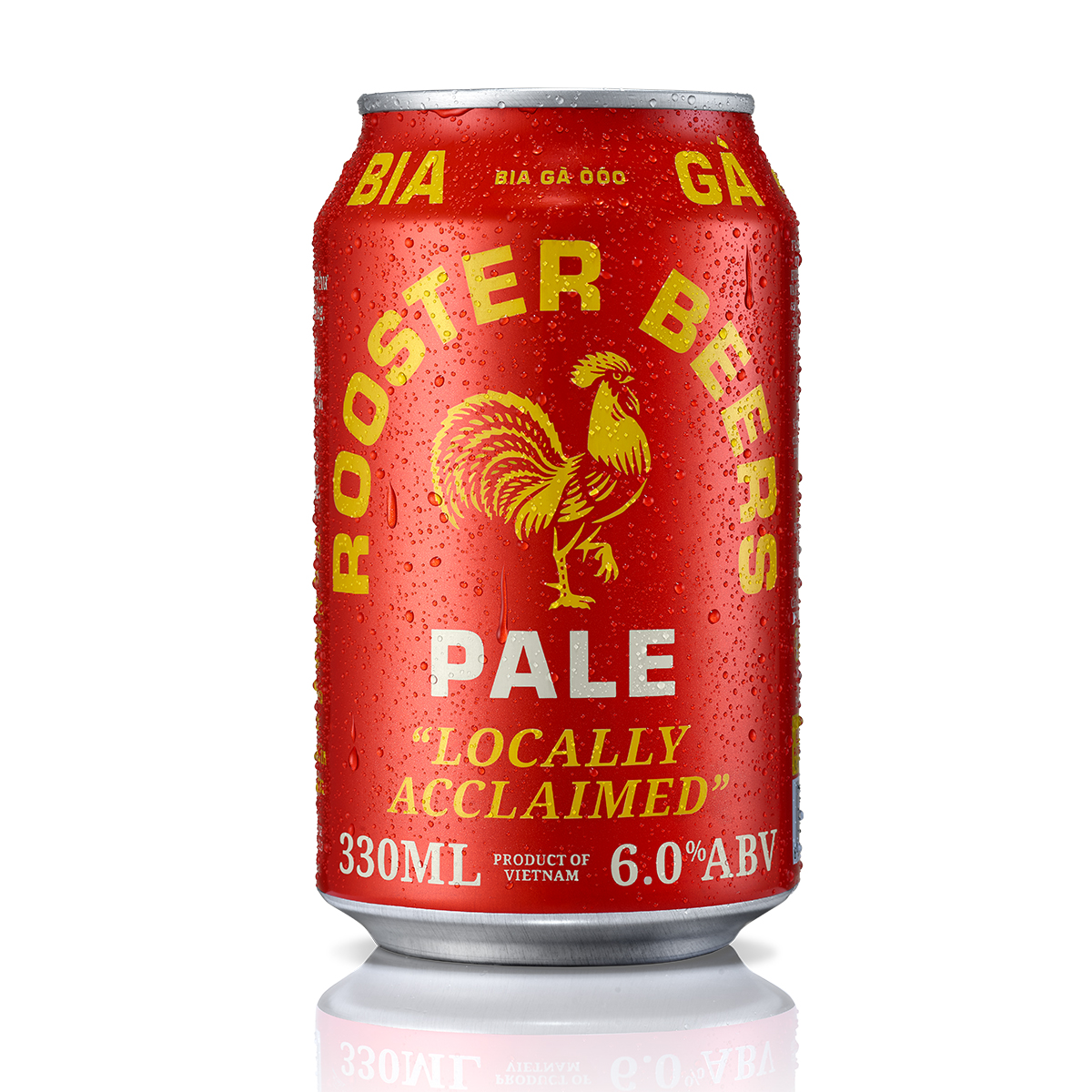 Rooster Beers Pale (Bia Gà Pale) Thùng 12 Lon x 330ml