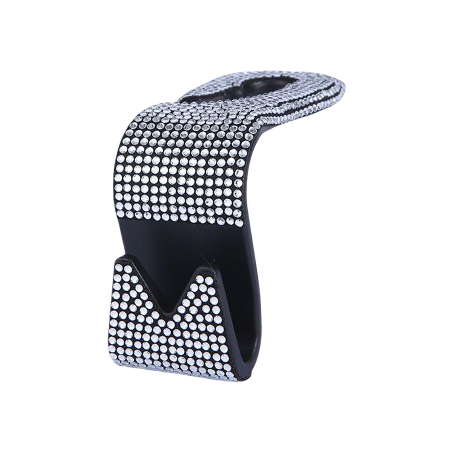 Universal Car Headrest Hook Portable for Umbrellas Hanging Bag Handbag White