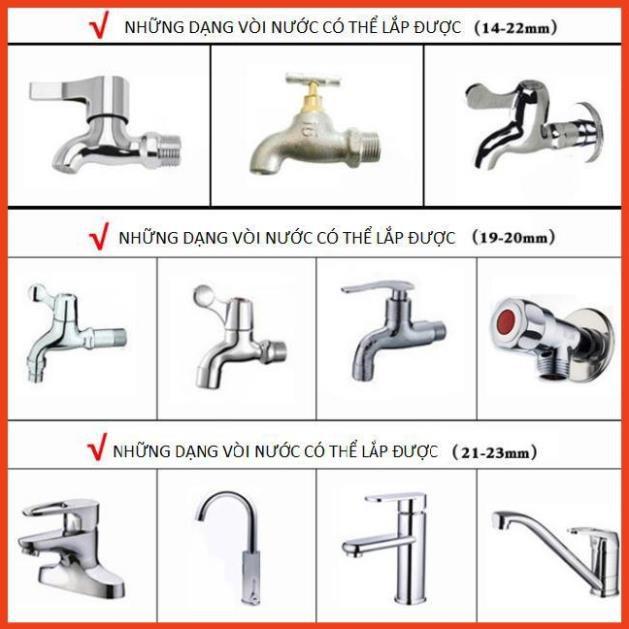 Bộ dây vòi xịt nước rửa xe, tưới cây . tăng áp 3 lần, loại 7m, 10m 206318 đầu đồng, cút,nối đen