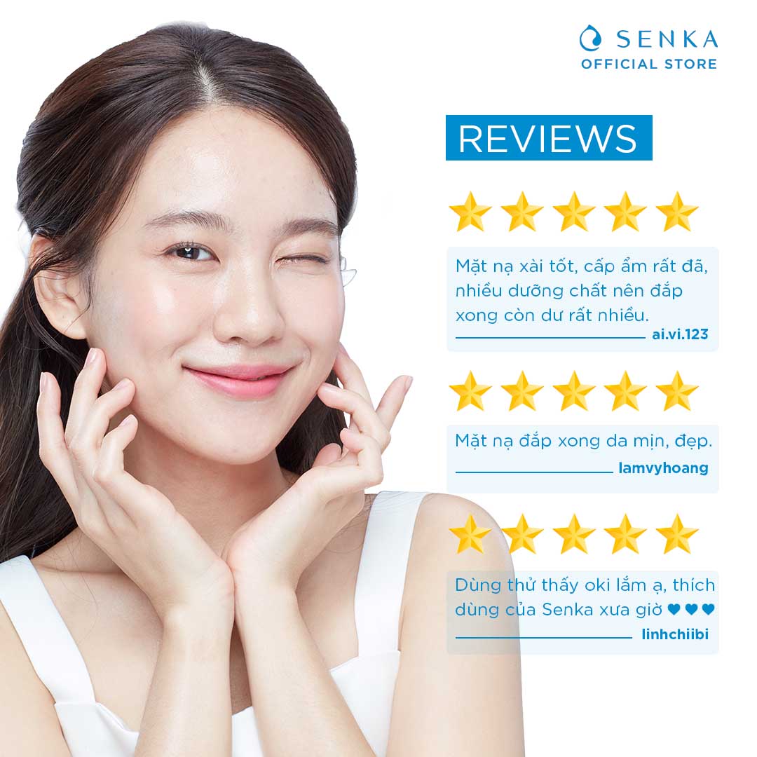 Mặt Nạ Senka Perfect Aqua Bouncy Mask Bouncy Moist 23g