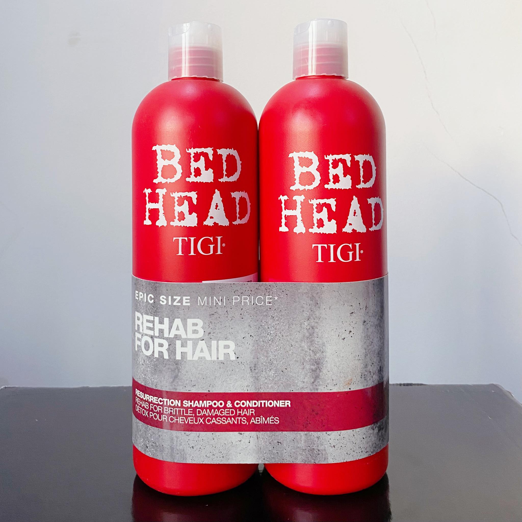Bộ Dầu Gội và Xả Phục Hồi Tóc Tigi Bed Head Urban Antidotes Resurrection 750ml - Chính hãng