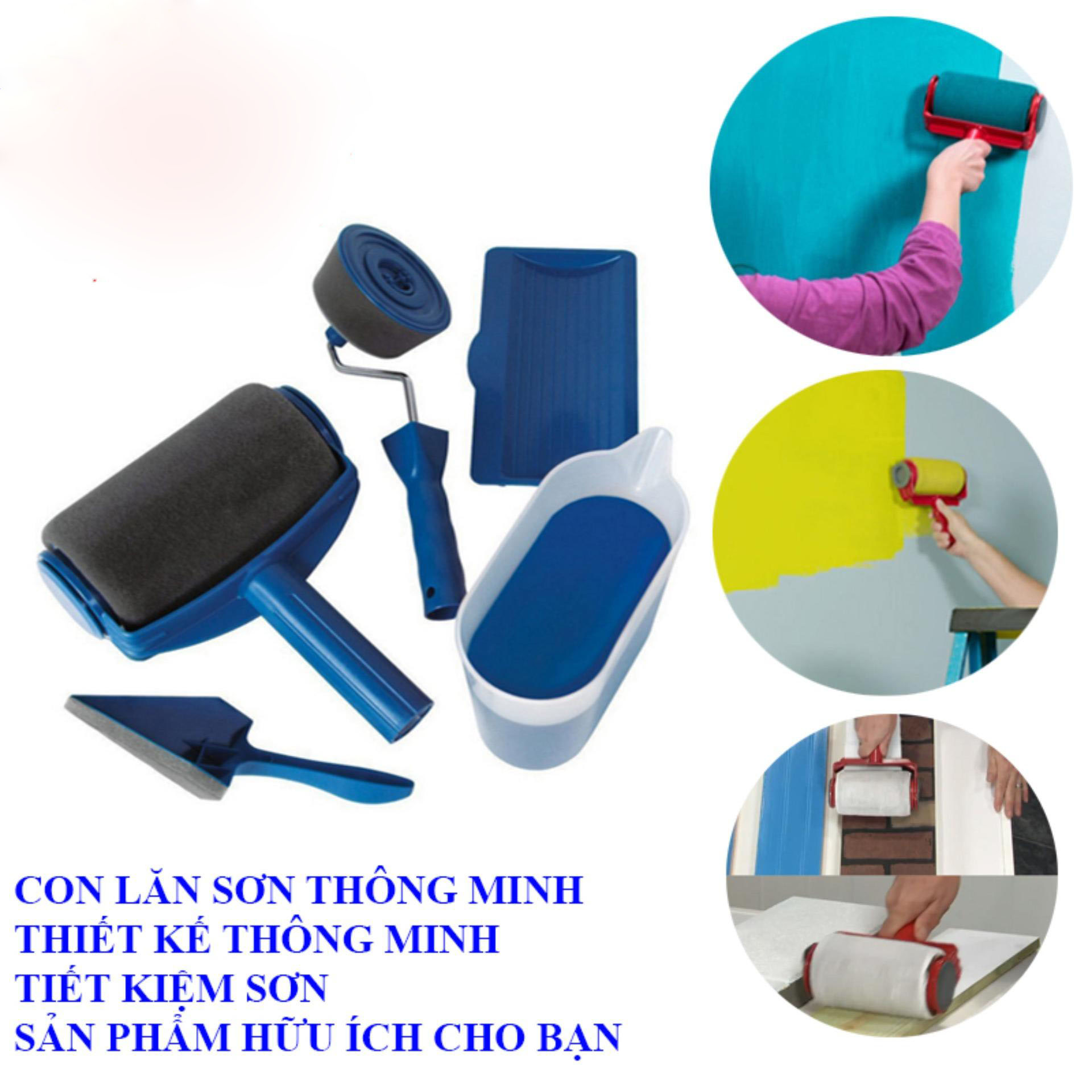 Bộ lăn sơn thông minh 4in1 gồm 5 món tiện lợi