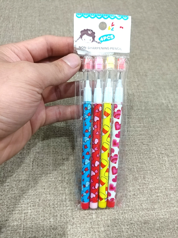 Bộ 4 Chì Khúc Dài Nhiều Màu Lantu 168