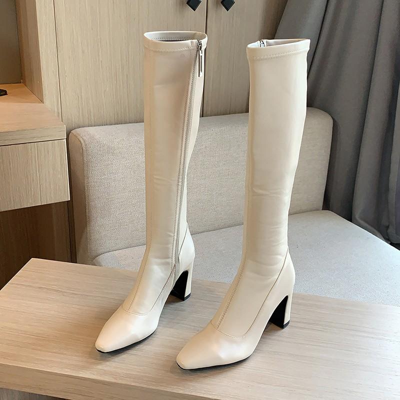 SẴN BOOT ĐÙI DA KHÓA CẠNH SANG CHẢNH