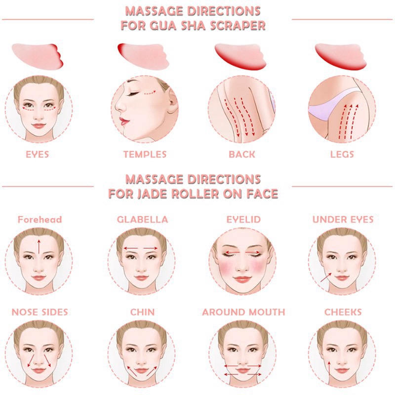 Lăn Massage T/Anh Rose Quartz Hồng trẻ hóa da