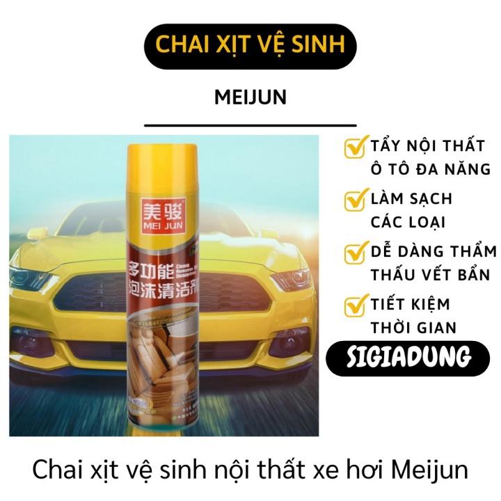 Chai Xịt Vệ Sinh Ô Tô - Bình Xịt Làm Sạch, Tẩy Nội Thất Xe Hơi Meijun 650ml 9418