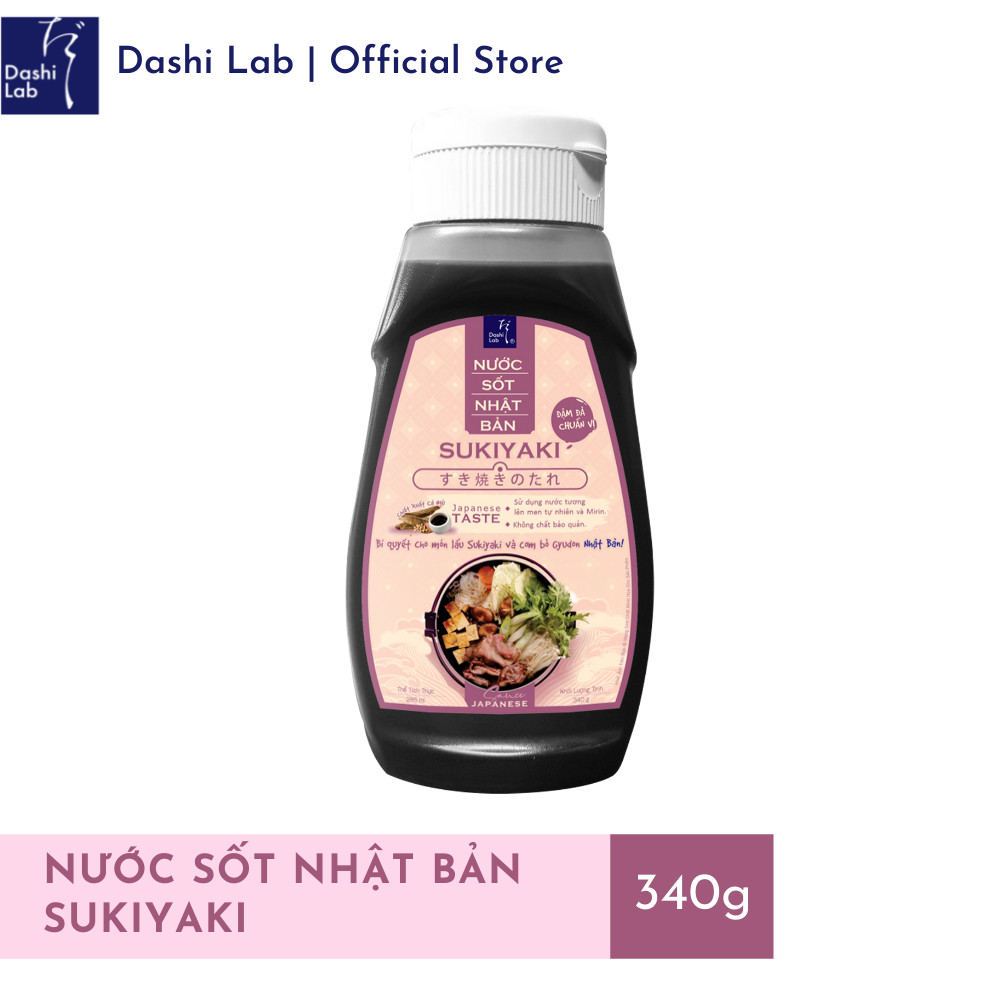 Nước Sốt Sukiyaki Nhật Bản - Dashi Lab - 340g/chai