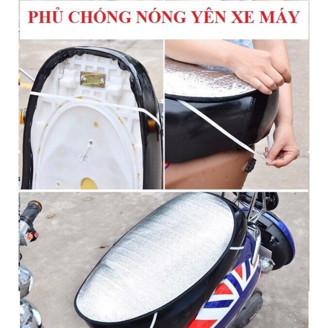 TẤM LÓT CÁCH NHIỆT BẢO VỆ YÊN XE MÁY ( KHO SỈ GIA DỤNG )