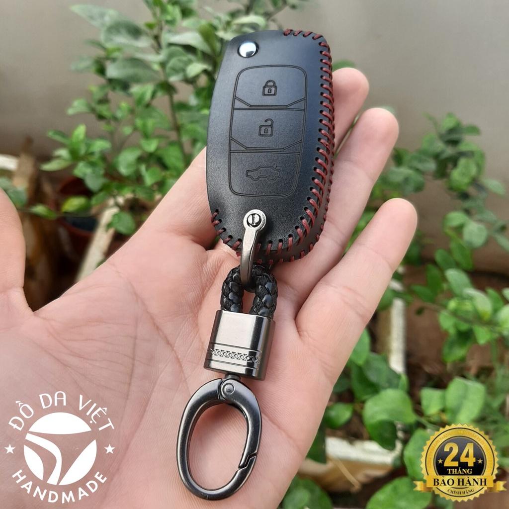 Bao da chìa khóa chìa độ Toyota, chìa như hình da thật bảo hành 2 năm