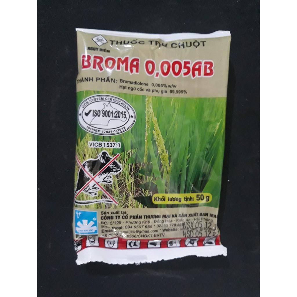 Thuốc diệt chuột SINH HỌC thế hệ mới Broma 0.005ab gói 50g