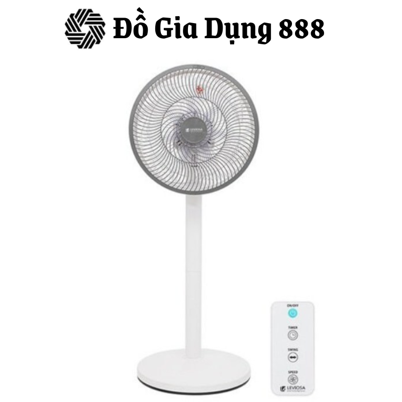 Quạt Điều Khiển Từ Xa Leviosa FX-224R, Quạt Có Điều Khiển, Hẹn Giờ Tắt, Nội Địa Hàn, BH 12 Tháng