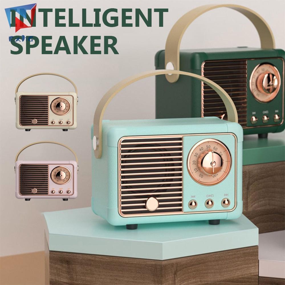 Loa Bluetooth Không Dây Thông Minh Bằng ABS Đa Năng Hỗ Trợ Thẻ TF Phong Cách Retro