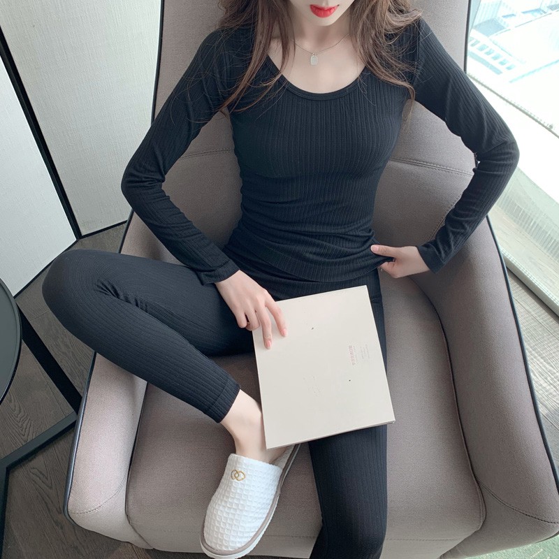 Bộ Quần Áo Giữ Nhiệt Len Tăm Hot Hit