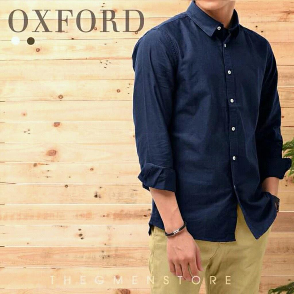 Áo sơ mi nam công sở LUZADO chất oxford sơ mi nam dài tay slimfit không nhăn gấp hộp hàng hiệu Cotton cao cấp VNXK