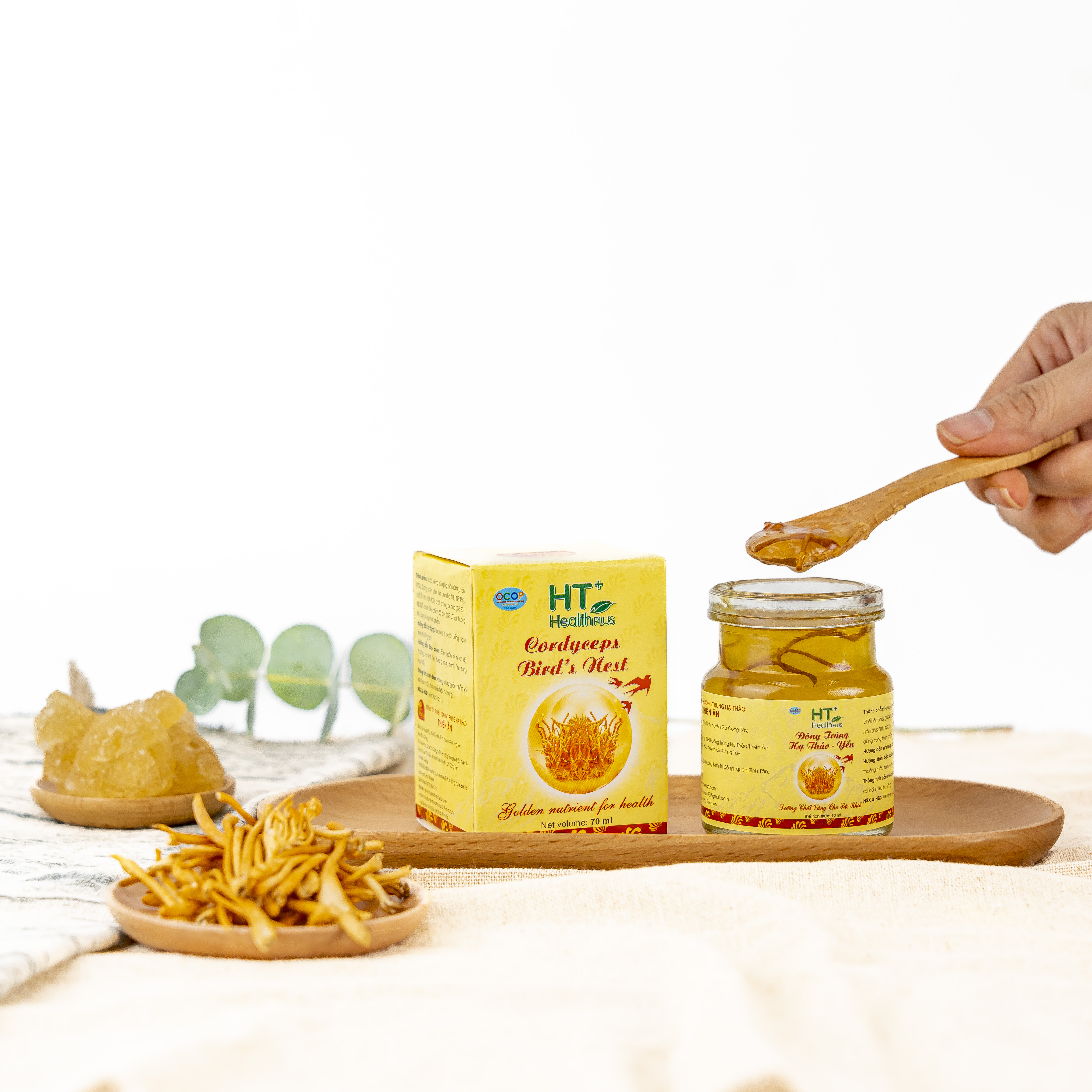 Đông Trùng Hạ Thảo Yến HT Thiên Ân - Lốc 6 Hũ