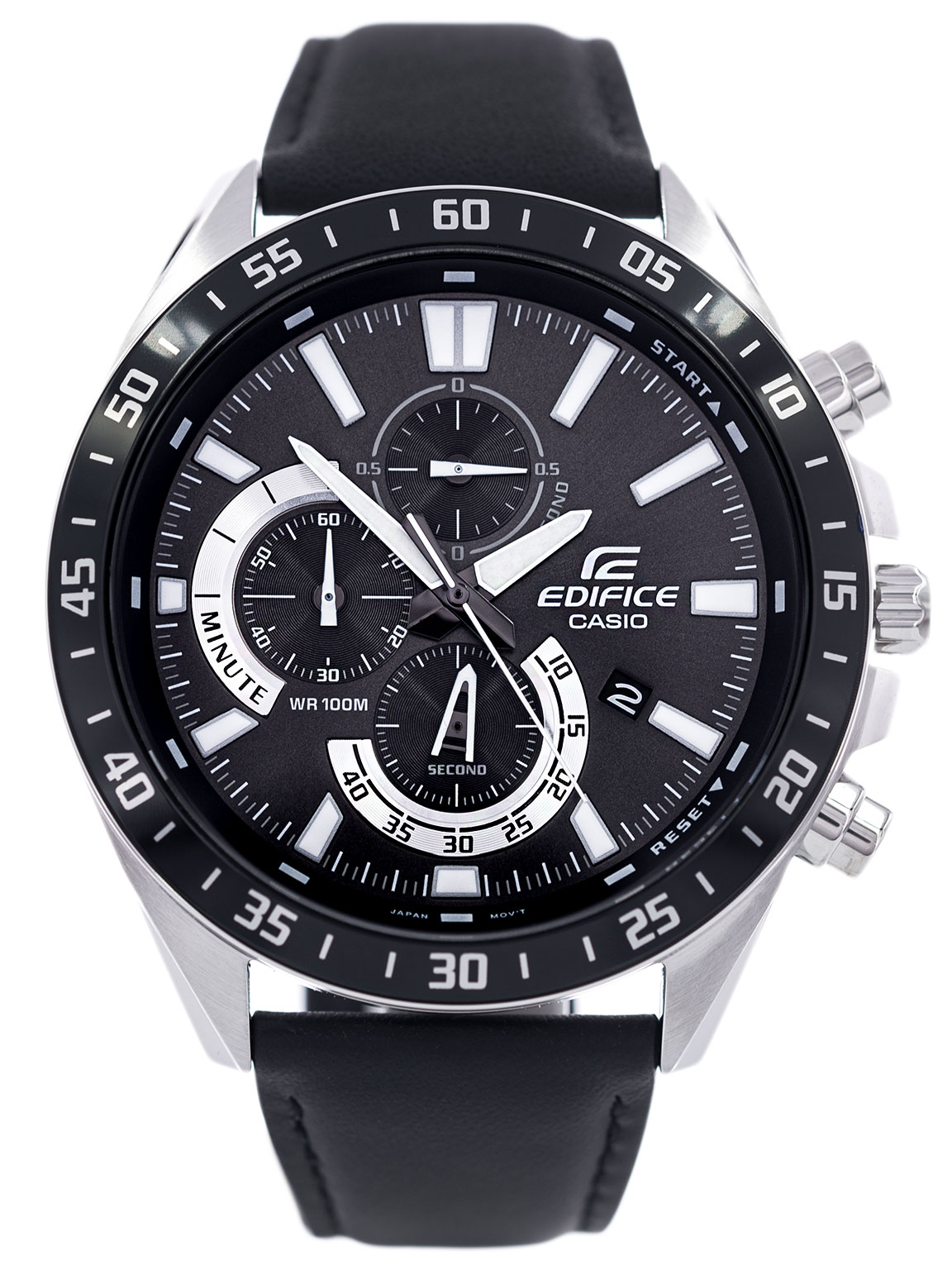 Đồng hồ nam dây da Casio Edifice chính hãng Anh Khuê EFV-620L-1AVUDF (50mm)