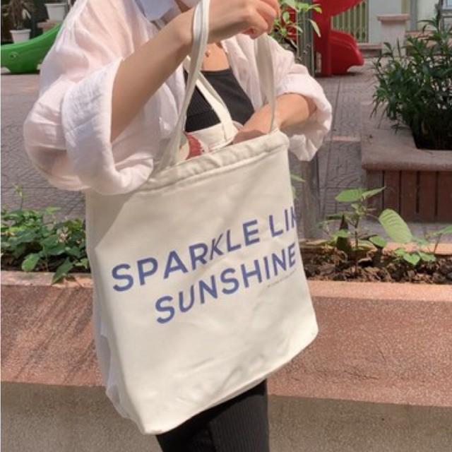 TÚI VẢI SPARKLE LIKE SUNSHINE LANN