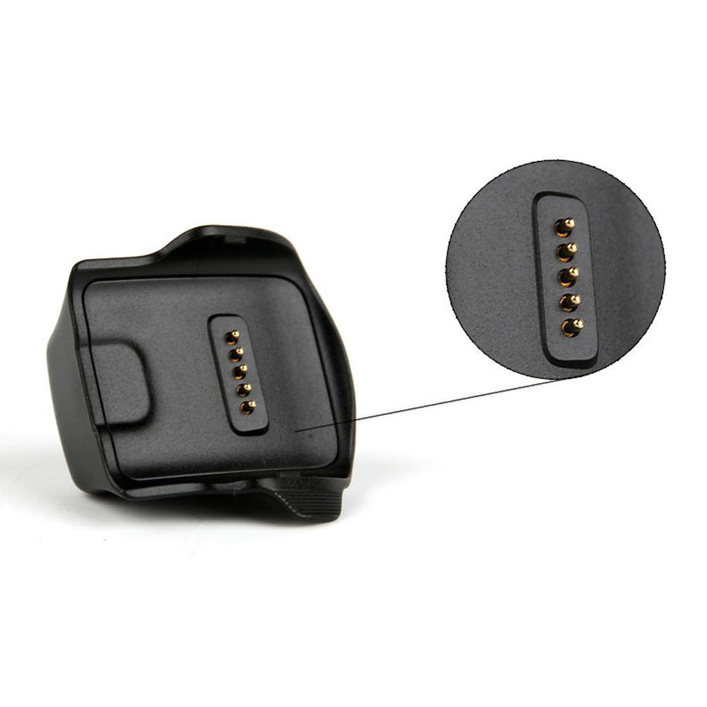 R350 Magnetic USB Charger Dock Station Cradle Adapter for Samsung Gear Fit Smart Watch Black