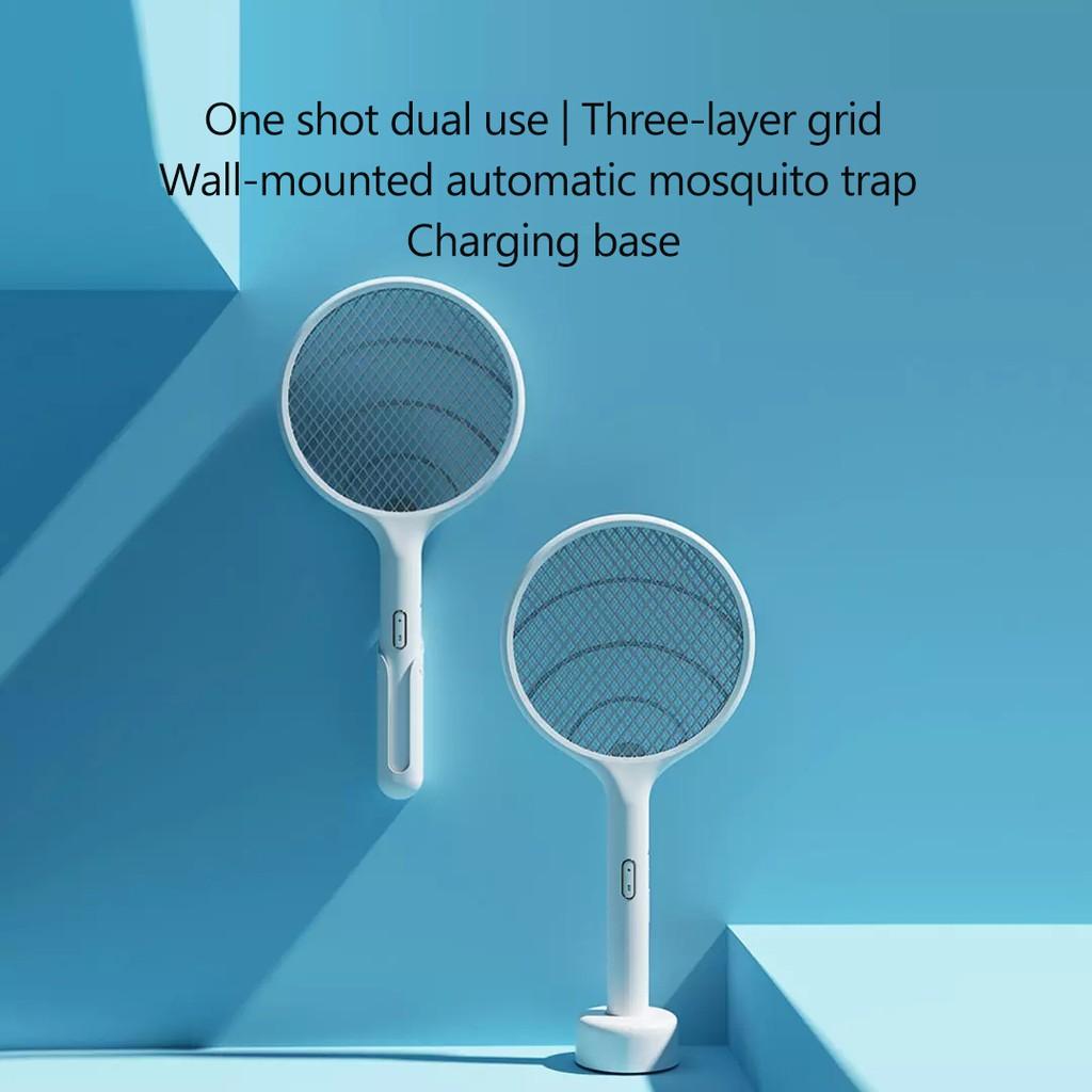 Vợt Điện Diệt Muỗi Xiaomi Qualitell Thiết Kế Lớp Lưới Bắt Muỗi/Ruồi/Côn Trùng Có Thể Treo Tường Tiện Lợi-Hàng chính hãng