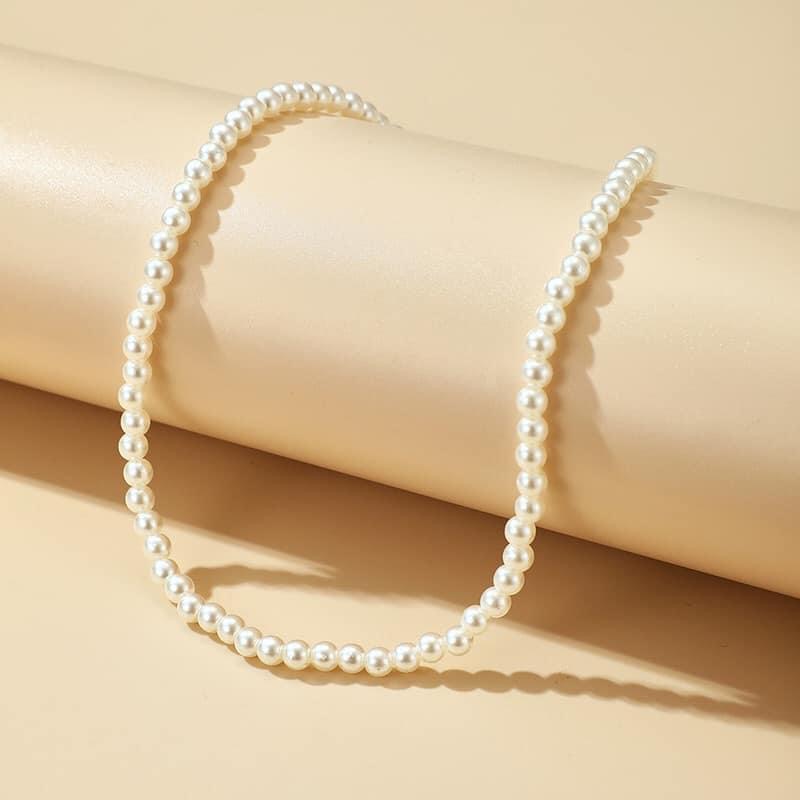 Vòng cổ chocker chuỗi ngọc