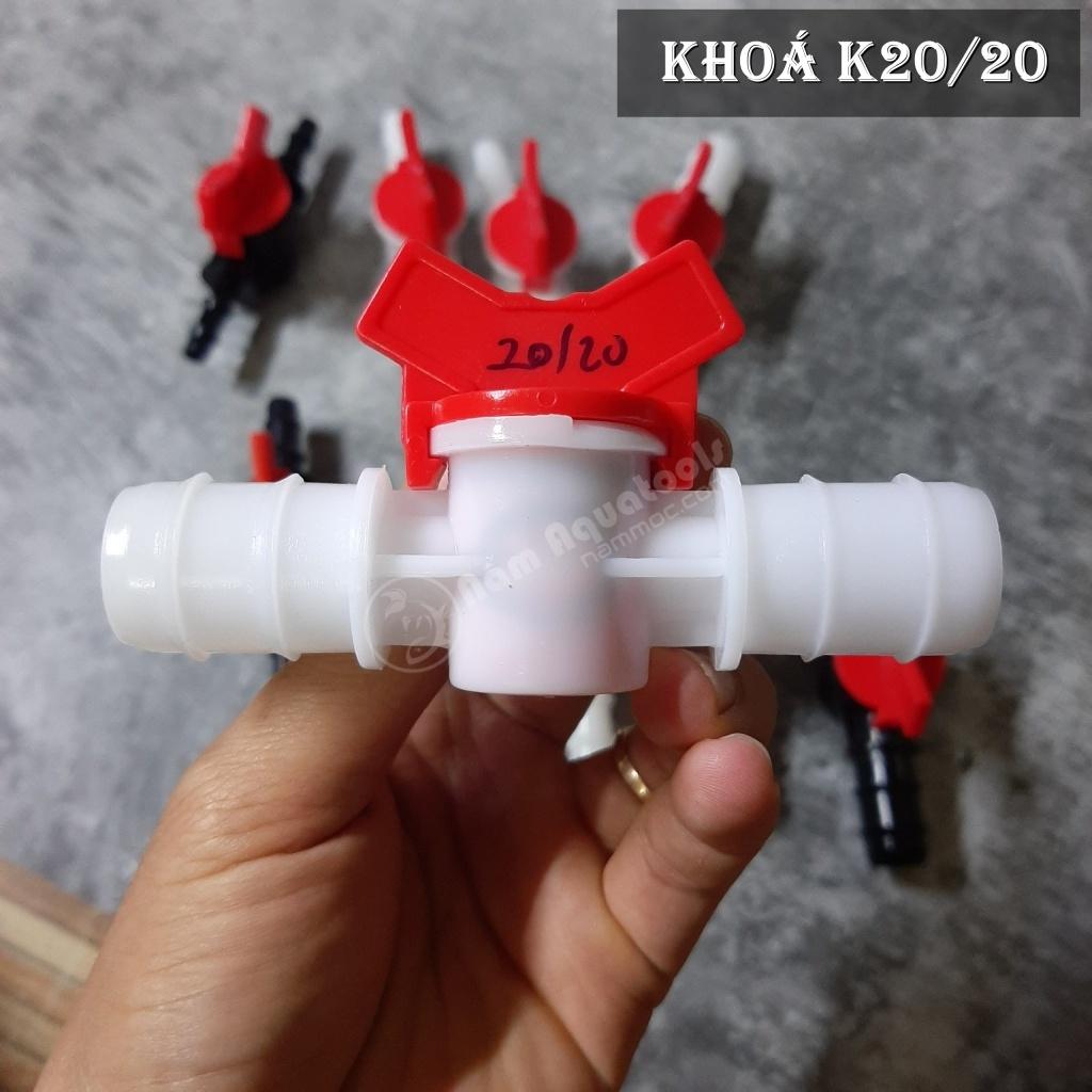 Khoá Dòng - Chuyển Dòng Các Loại Fi8 | Fi10 | Fi12 | Fi16 | Fi20 | Khoá Kết Hợp Chuyển Dòng Cho Lọc Hồ Cá Thuỷ Sinh