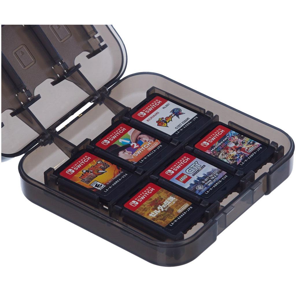 24 Game Card Holder for Nintendo Switch Protable Cartridge Storage Box Grey
