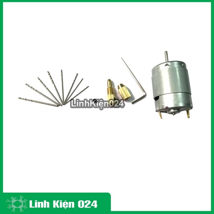 Khoan mini siêu khỏe chế từ động cơ 335 và phụ kiện V1