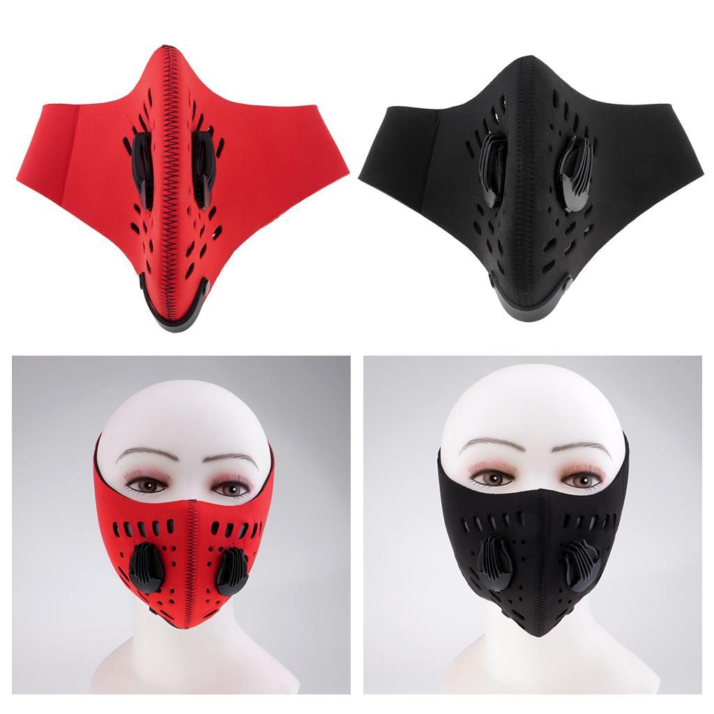 Dust Mask Activated Carbon Dust Mask for Cycling Haze Pack of 2