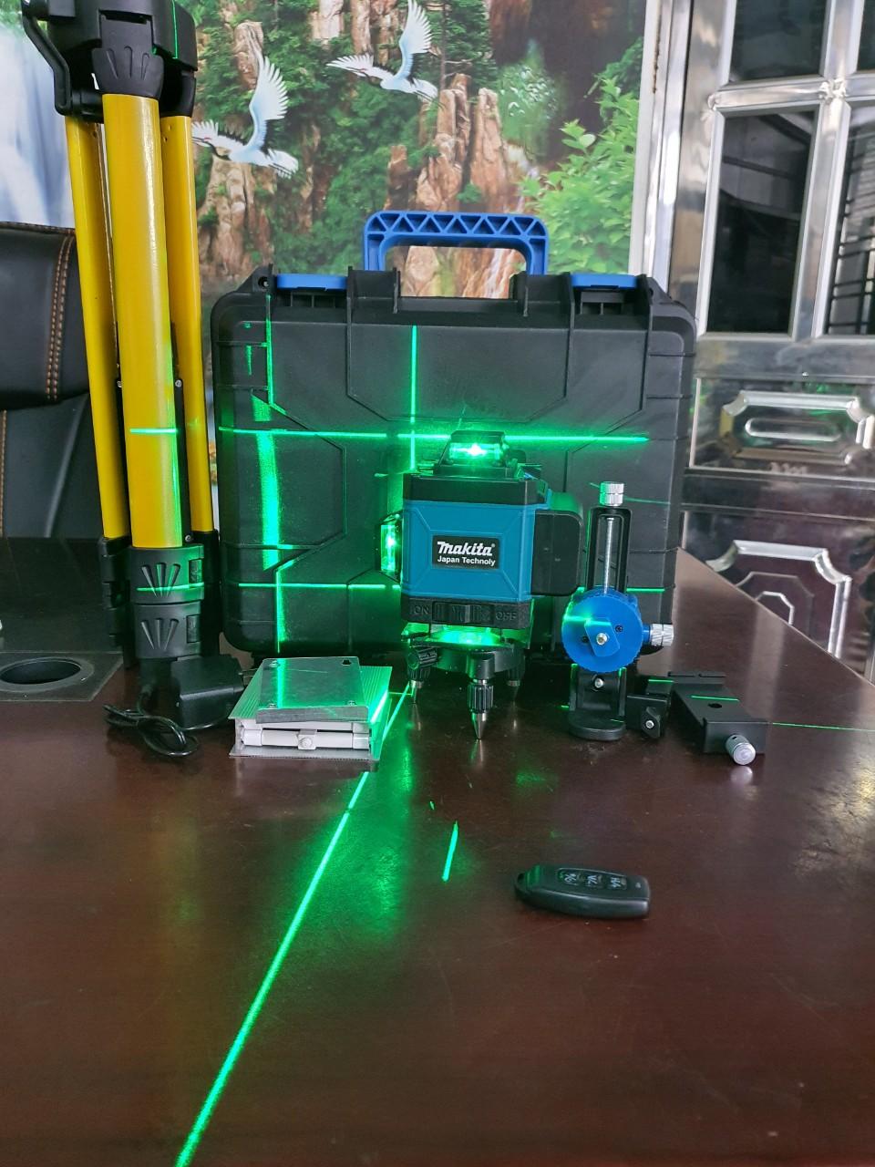 Máy laser 16 tia M.A.K.I.T.A, máy cân mực 16 tia, tặng pin dự phòng, bh 12 tháng