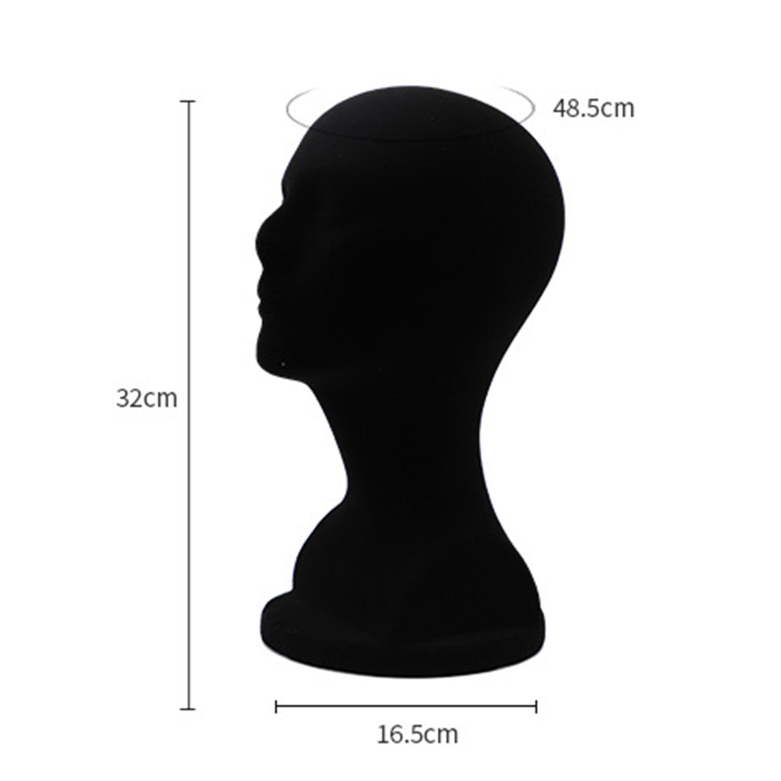 Male Mannequin Head Model Multifunctional Portable Stable for Barbershop