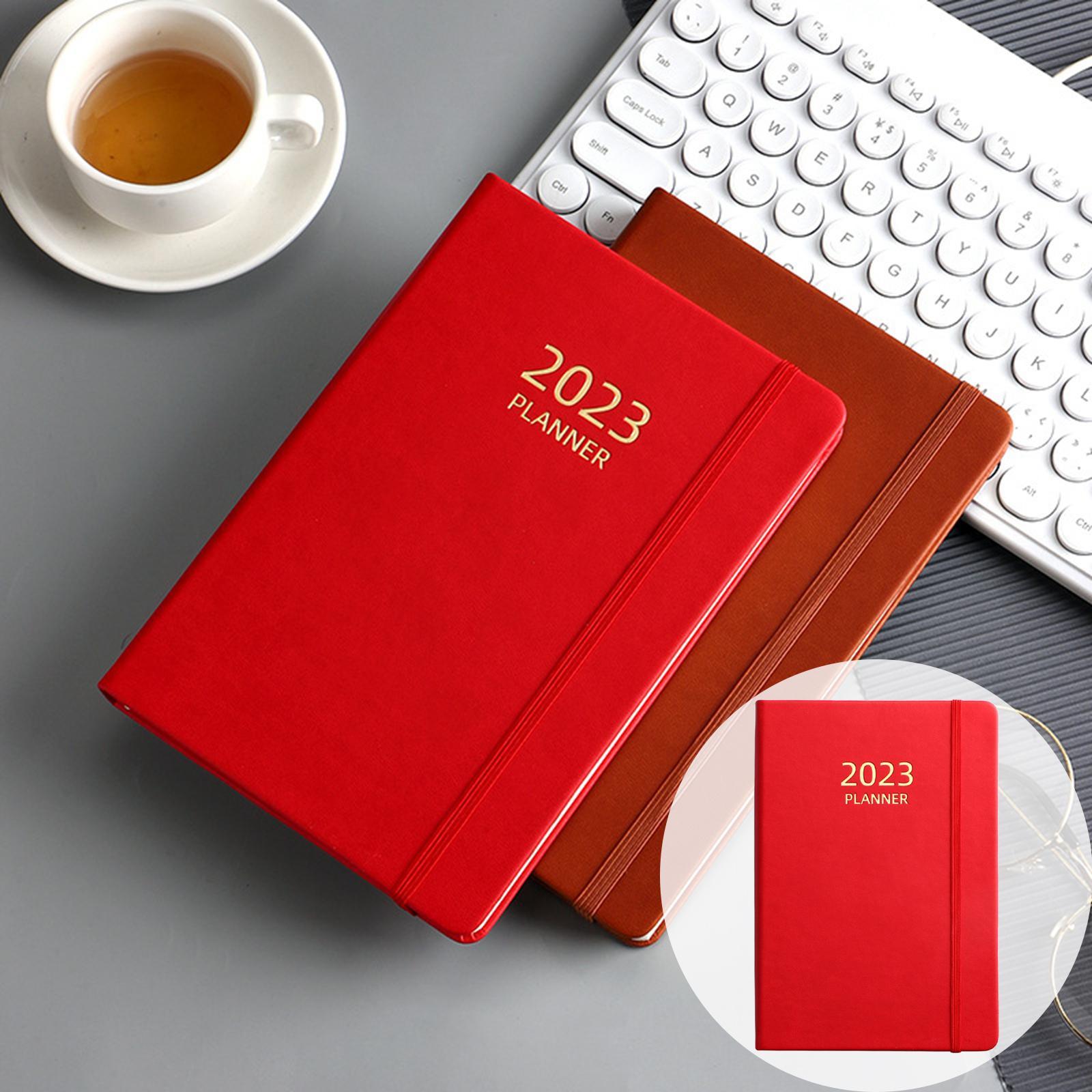 2023 Weekly Planner, Daily Writing Journal 180 Sheets 360 Pages Goal Habit Schedule Monthly Calendar Planner A5 Diary Notebook, for Supplies