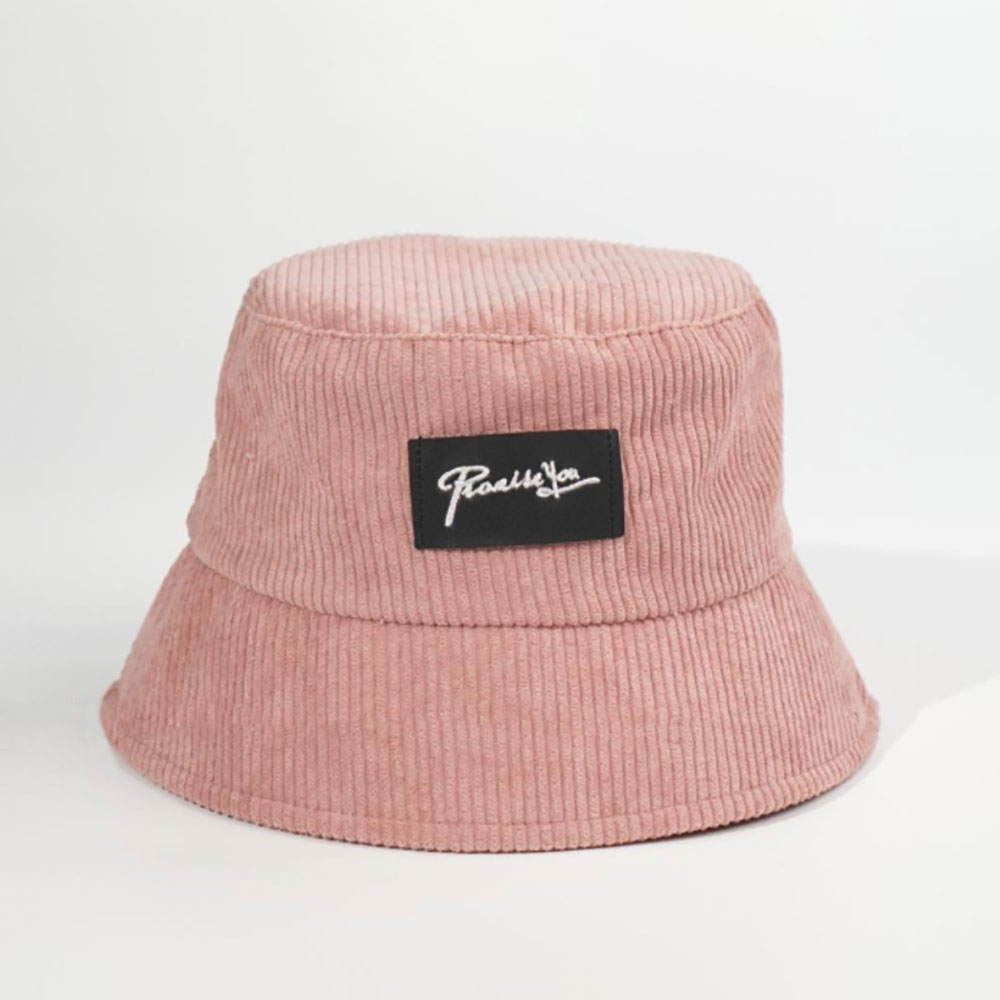 Nón bucket vải nhung tăm – mũ tai bèo Ulzzang Unisex nam nữ phong cách thời trang, cá tính  – Hồng