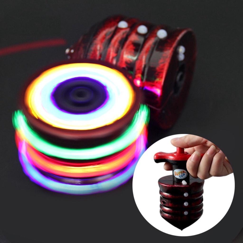 Con quay phát sáng, có nhạc cho bé