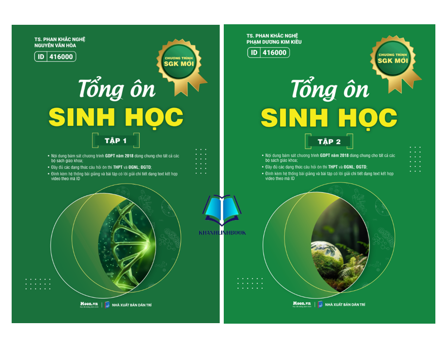 Sách - Combo 2 cuốn Tổng Ôn Sinh Học (Moon)