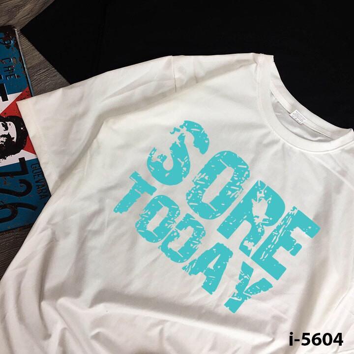 Áo thun in chữ dạ quang