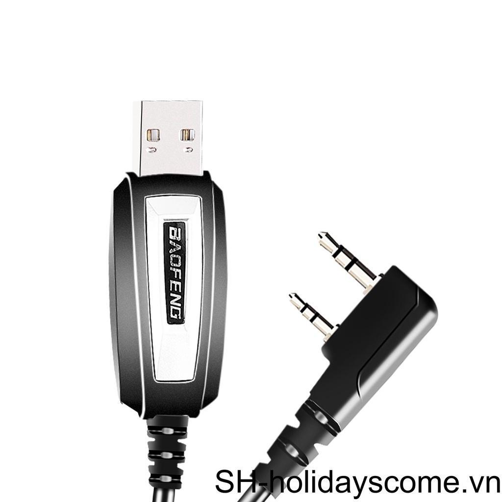 Dây Cáp Lập Trình Hai Chiều Kết Nối USB Cho Bộ Đàm UV-82 BF-888S