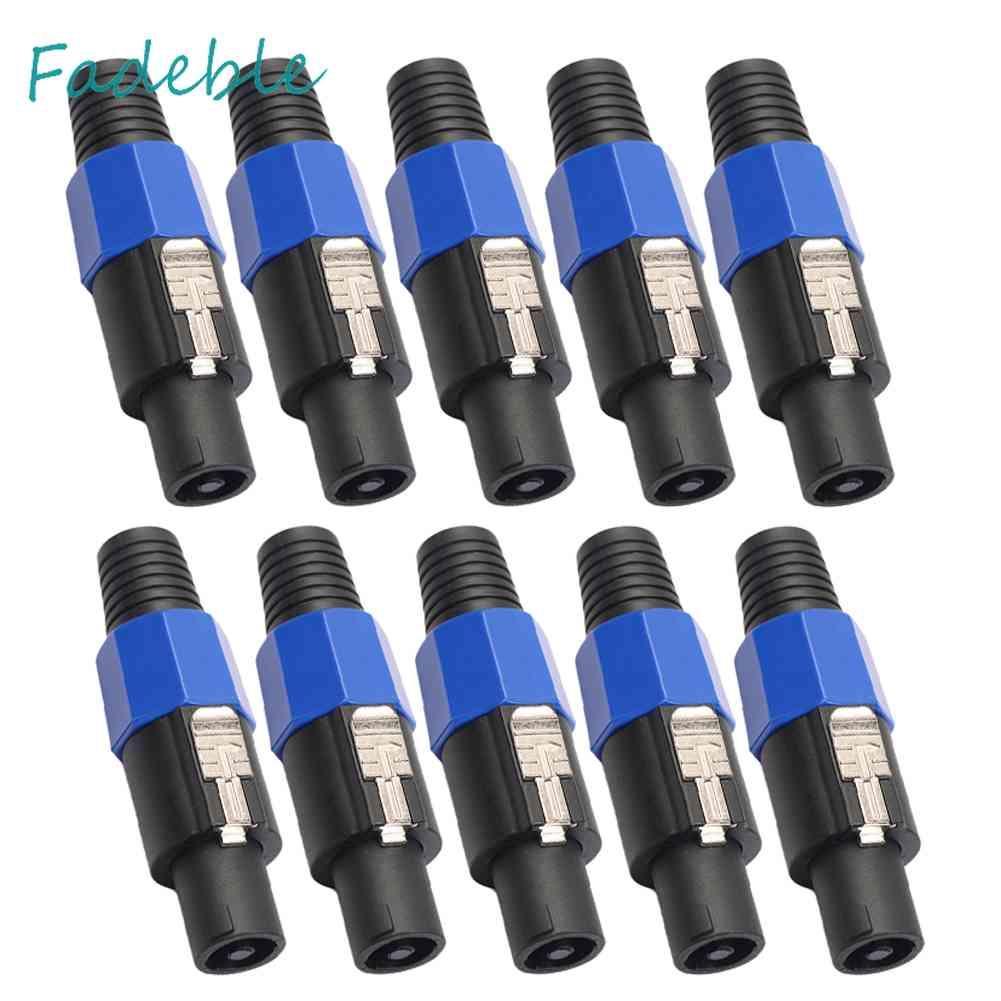 Set 10 Đầu Nối Dây Điện 4 Cực NL4FC 4Pin