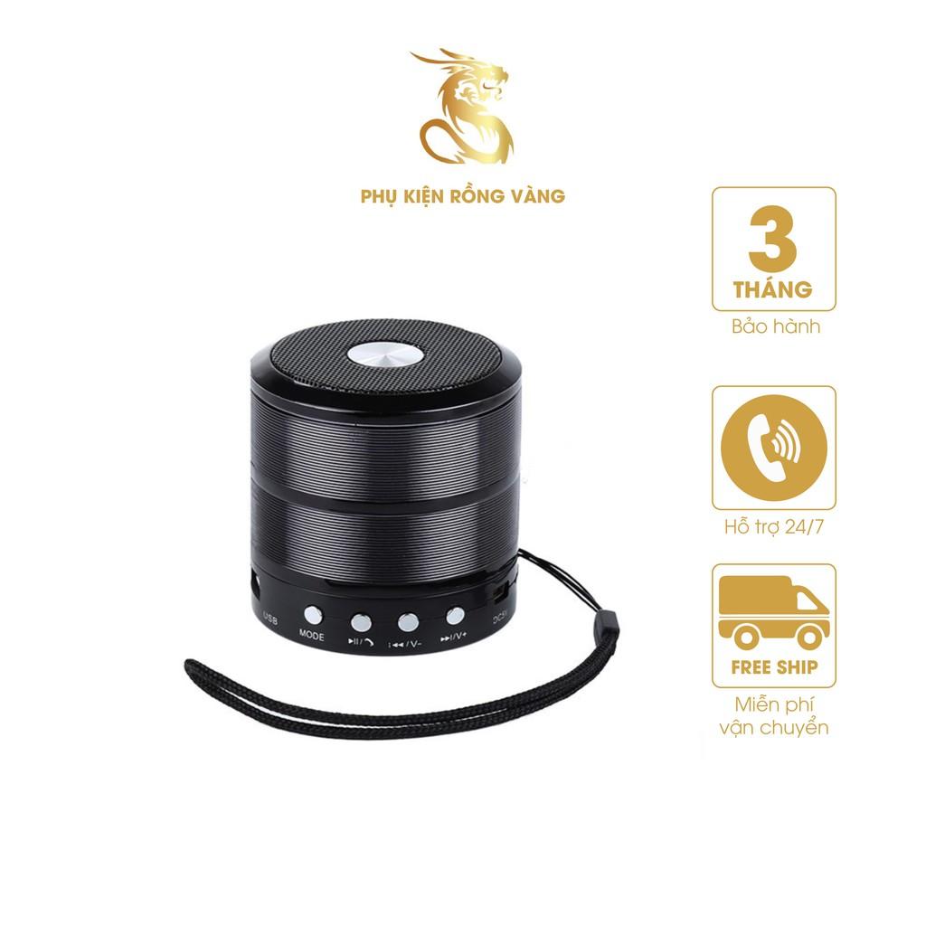 Loa Mini bluetooth, thẻ nhớ speaker WS 887 chất lượng cao âm thanh sống động