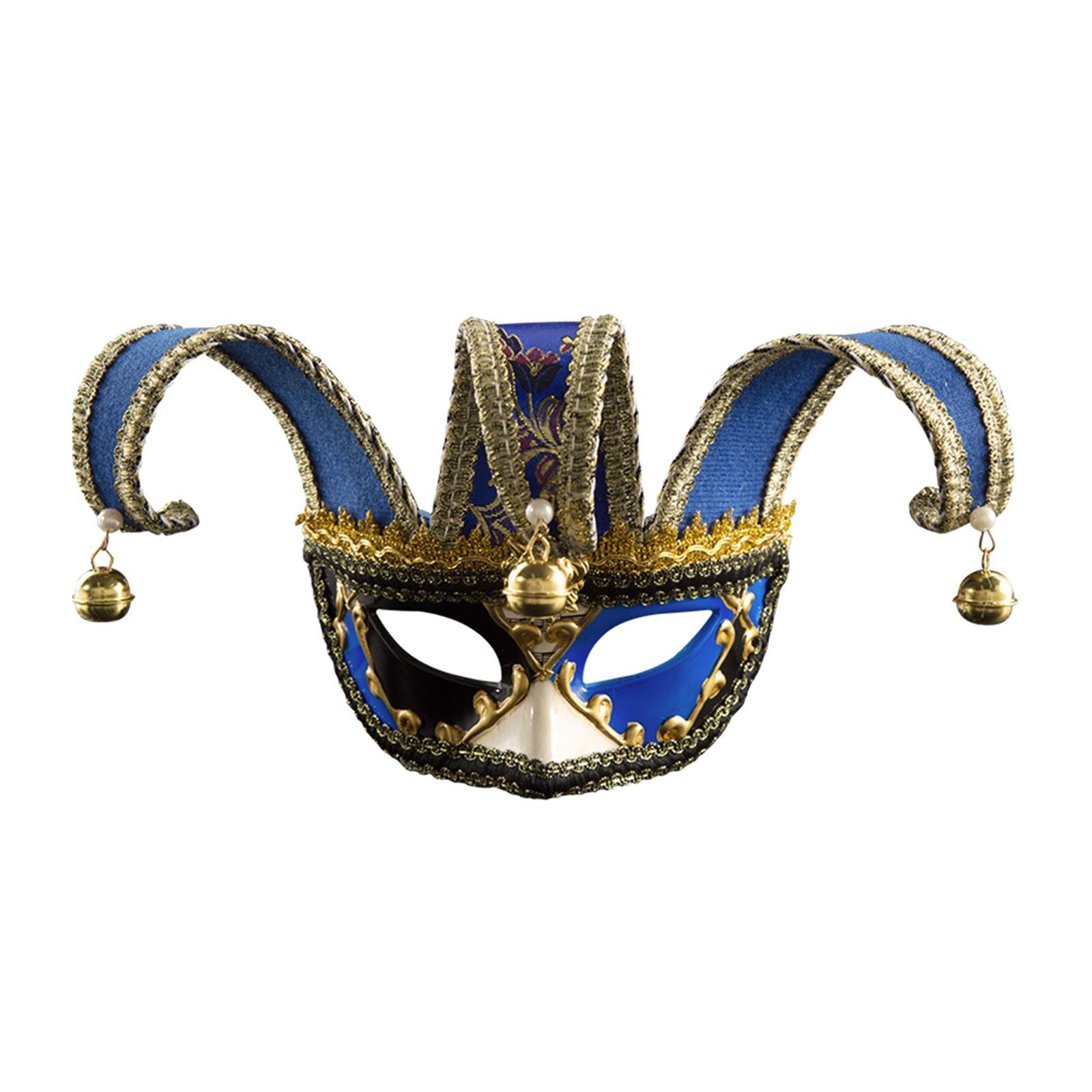 Half Face Mask Costume Cosplay Masquerade Mask Mask for Mardi Gras, Halloween, Party, Festival, Carnival Accessory