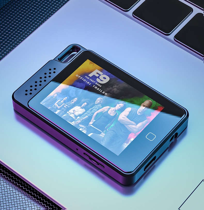 Máy Nghe Nhạc Hifi Di Động Có Loa Ngoài, Kết Nối Bluetooth 5.0, Kiểu Dáng Thể Thao Ruizu C1 Bộ Nhớ 32GB - Hàng Nhập Khẩu